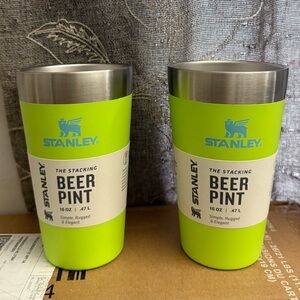 Stanley Neon Green Beer Pints